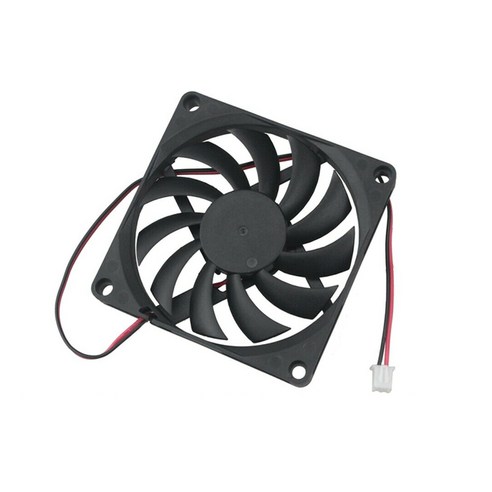 니토무역 쿨러 80x10mm DC12V 쿨링팬 공냉식냉각 열전소자 2핀, O9023. 쿨링팬 80x10mm 2핀