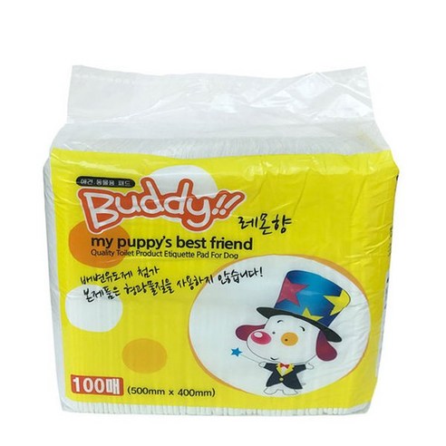 ViPET 버디 향균 강아지 배변패드 100매