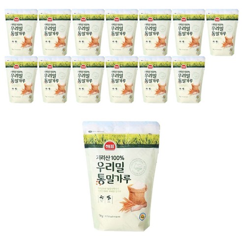 해표 우리밀 통밀가루, 1.5kg, 1개