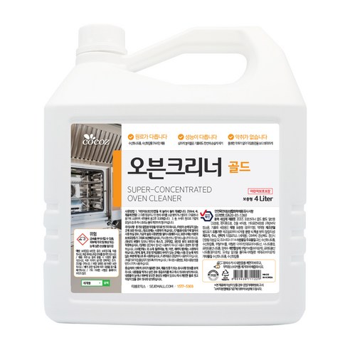 코코즈 오븐크리너 골드, 500ml, 3개