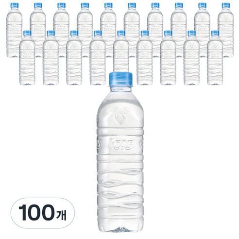 아이시스 무라벨 ECO 생수, 2L, 18개