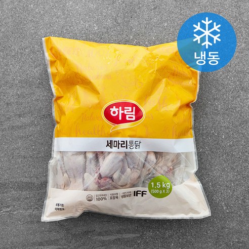 하림 세마리 통닭 (냉동), 500g, 6개