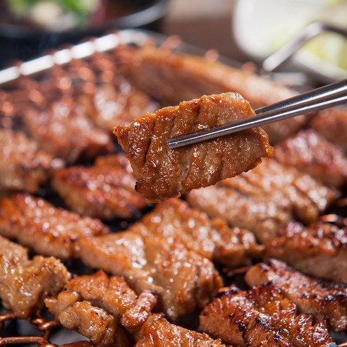고기가좋다 숯불 양념 돼지 수제 갈비 국내산 돼지갈비 밀키트 300g 1+1, 6개