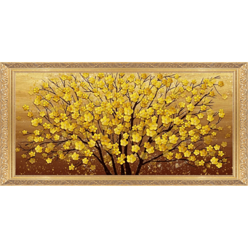 루시앤에밀리 보석십자수금전수 최신26면+AB비즈 DIY 대형보석십자수, 1세트, 120 x 40cm 크낙황금수