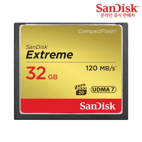 샌디스크 익스트림 CF카드 SDCFXS-016G, 64GB