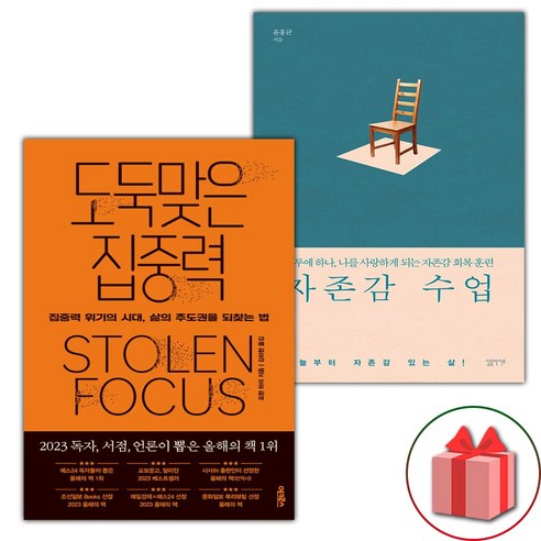 (선물 증정) 도둑맞은 집중력+자존감 수업 세트