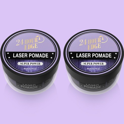 24시간엣지 레이저포마드 슈퍼파워, 1개, 80ml