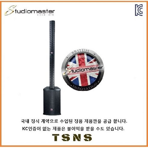 Studiomaster 스튜디오마스터 DIRECT 101K 컬럼어레이스피커 블루투스 내장 1통