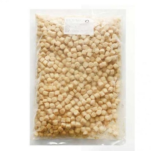빙수용 냉동 인절미 2kg 토핑용 팥빙수떡 콩고물 다이스 굳지않는 고명떡 고명인절미, 녹차인절미, 1개