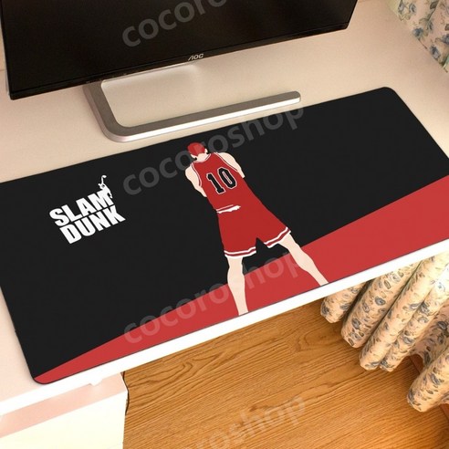 슬램덩크 캐릭터일러스트 게이밍 마우스장패드 굿즈 31종 강백호 서태웅 SLAMDUNK, 약 700x400mm, 3mm, 23.W타입, 1개