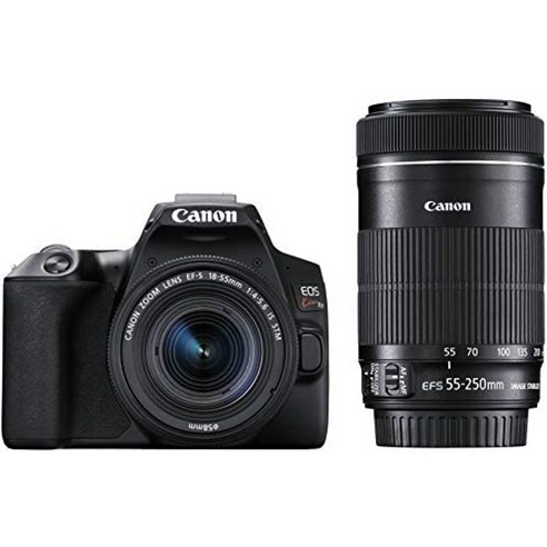 캐논 eos 키스 x10 디지털 slr 카메라, 블랙, 18-55mm 렌즈 키트