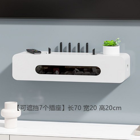 사운드바거치대 벽걸이형 무타공 tv 셋탑박스숨기기 브라켓, I. 70cmx20cm 블랙