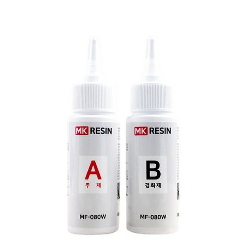 레진 120g 무발포 경질 화이트 폴리 우레탄 MF-080W, 1개