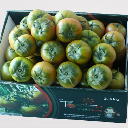 산지에서바로 아삭한 대저토마토 짭짤이 정품인증, 2.5kg (M 중과), 1개