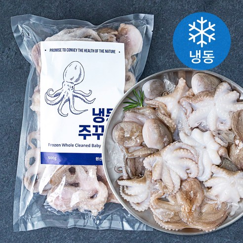 바이오션 주꾸미 (냉동), 500g(20~25마리), 2개