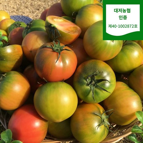 [대저농협 인증] 부산 대저 짭짤이 짭짜리 토마토 로얄과 1kg, 1박스, 짭짤이 / 1kg / 소과(S-2S)