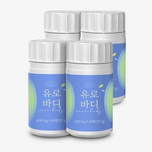 유로바디 베르가못 45정 27g 1개, 6개, 45캡슐