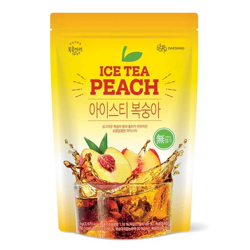 복음자리 복숭아 아이스티 파우더, 1kg, 1개입, 19개