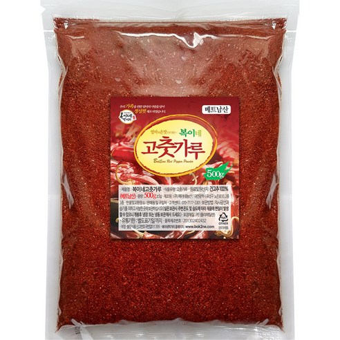복이네먹거리 베트남고추가루 김치 찜용, 2.5kg, 1개