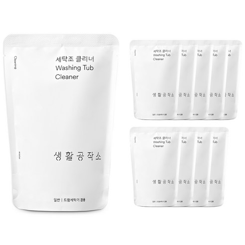 생활공작소 세탁조 크리너, 450g, 8개