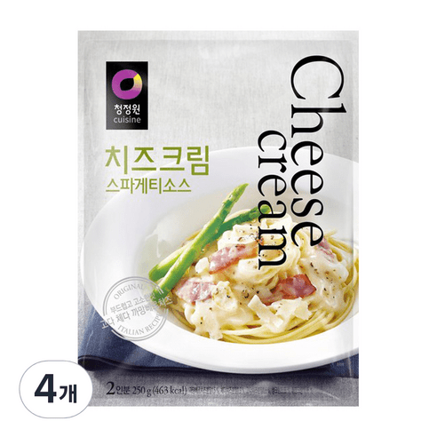 청정원 치즈크림스파게티소스, 250g, 1개