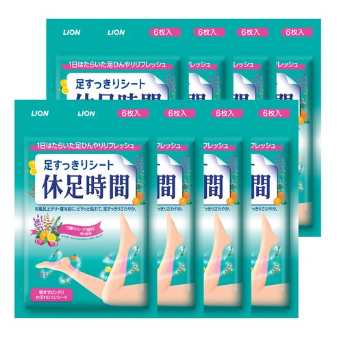 휴족시간 쿨링시트, 6개입, 2개