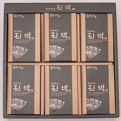 [문상영 버섯] 무농약 녹각영지버섯 진액, 60개, 100ml
