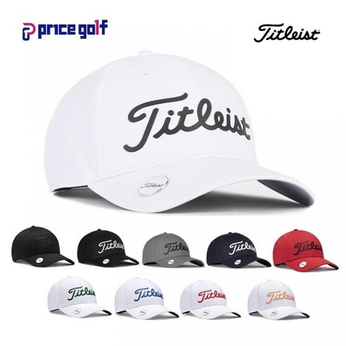타이틀리스트 정품 플레이어스 퍼포먼스 볼마커캡 TH22APPBMA, 색상 블랙블랙, 1개