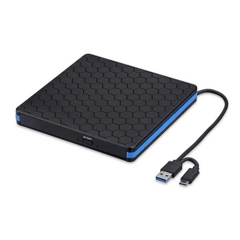 외장 odd 블루레이 플레이 dvd 레코더 USB 3.0 C 타입 DVD RW 버너 슬림 광학 디스크 드라이브 고속 전송 리더 노트북 PC 데스크탑용 플매트 카펫 러그 앤, [01] White border, 01 화이트 border