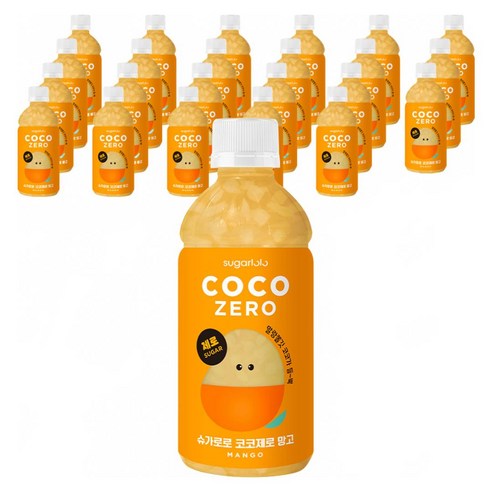 슈가로로 코코제로 망고, 24개, 340ml