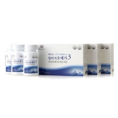 Manis 초임계 알티지 오메가3 (매니스 코나 아메리카노 스틱 3개 포함), 180정