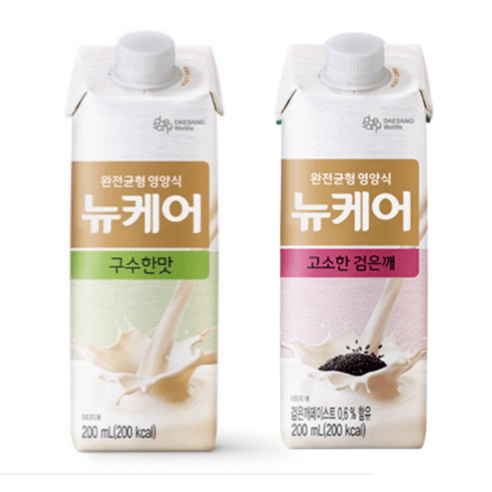 뉴케어 구수한맛 반 + 검은깨맛 반 마스크 1매 포함, 30개, 200ml