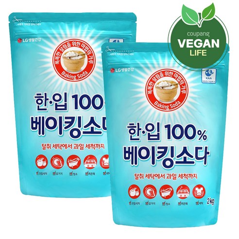 한입 100% 베이킹소다, 1kg, 3개