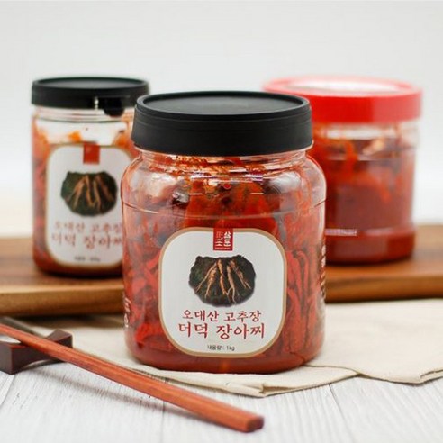 더덕 고추장 장아찌 1kg / 500g / 300g / 수제 100% (강원도 홍천 삼둔농원) / 본토지기, 1개