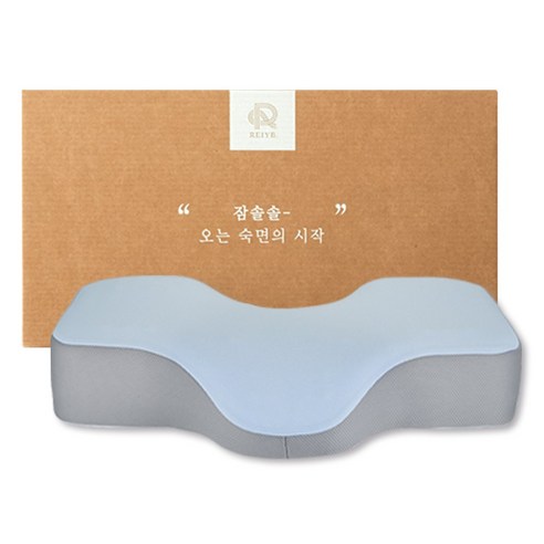 리빙제이 잠솔솔 메모리폼 기능성 경추베개 메쉬블루, 1개, 블루