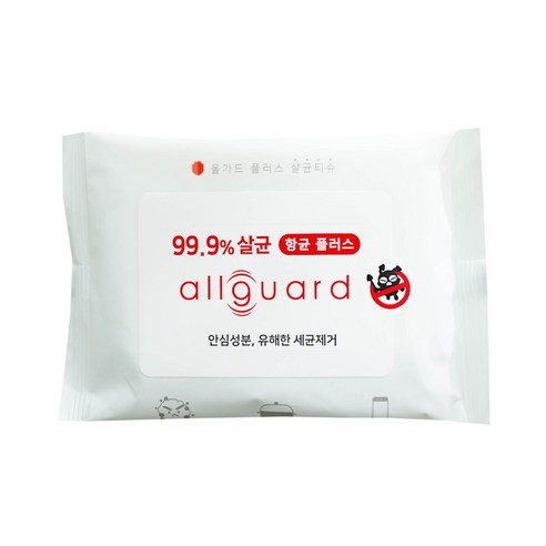 휴대용[올가드]살균소독물티슈 40매 묶음(무료배송), 40팩