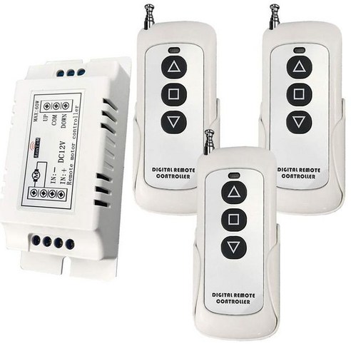 무선 원격 제어 스위치 433mhz rf 송신기 수신기 dc 9v 12v 모터 배터리 전원 정방향 역방향 스티어링 컨, 03 3 drag 1, 03 3 drag 1