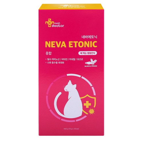 마이펫닥터 고양이 면역력 네바에토닉 종합 영양제 15g x 30p, 2개, 면역력 강화, 연어+닭고기