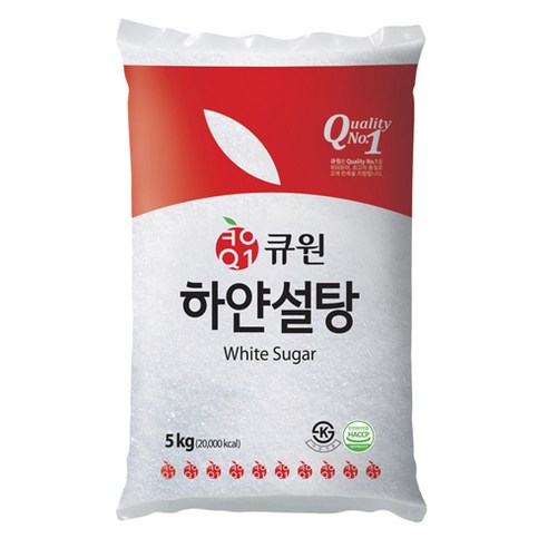 큐원 하얀 설탕, 3kg, 4개
