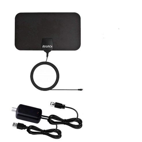MYGICA UHD 디지털 TV 안테나 DTV 지상파 실내 수신기 증폭기 세트, EU-30D