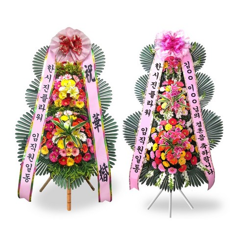 한시진플라워 근조화환 축하화환, 축하쌀화환 [10Kg] 84000, 1, 1개