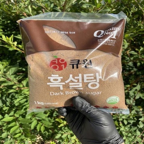 큐원 흑설탕, 3kg, 3개