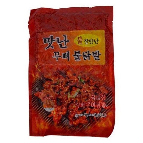 (무)(냉동)맛난무뼈불닭발 250g, 3개