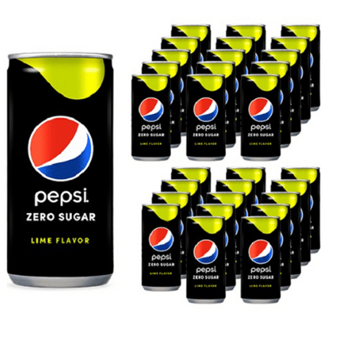펩시 콜라 제로슈가 라임향, 200ml, 30개