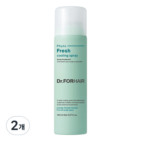 닥터포헤어 피토프레시 두피 쿨링 스프레이, 150ml, 2개