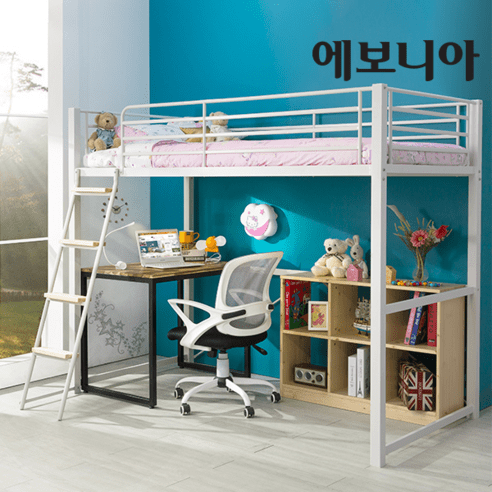 [15조한정 추가할인+원목발판증정] 에보니아 메리트 벙커침대 기본형 프레임 매트제외 성인겸용벙커 (싱글/슈퍼싱글 선택), 프레임 블랙 S