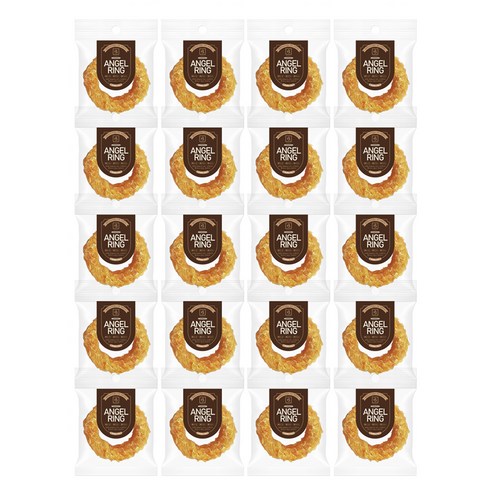 브리더랩 엔젤링 건조간식, 혼합맛(칠면조/소힘줄), 15g, 20개