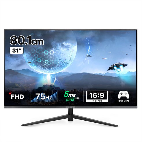 크로스오버 FHD TYPE-C 모니터, 80cm, T32C75(일반)
