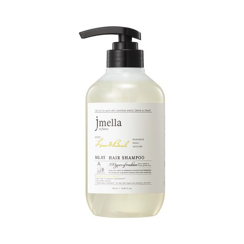 제이멜라 인 프랑스 라임 앤 바질 헤어 샴푸, 1개, 1000ml