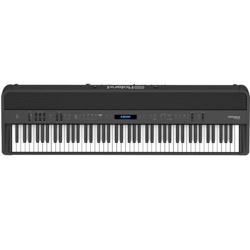 ROLAND 롤랜드 포터블 디지털 피아노 전자키보드 FP-90X 본품 페달 보면대, 블랙